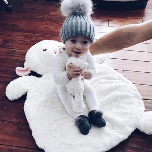 アトリエGG mary baby Lamb Baby Mat - 31x23