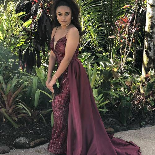 women's maxi dresses summer PRETTYGARDEN Boho Dress A Line Eyelet Floral Sundresses isobel club and evening resort Black Lace Wedding Dresses Size:7XL-Waist 48-50 inches