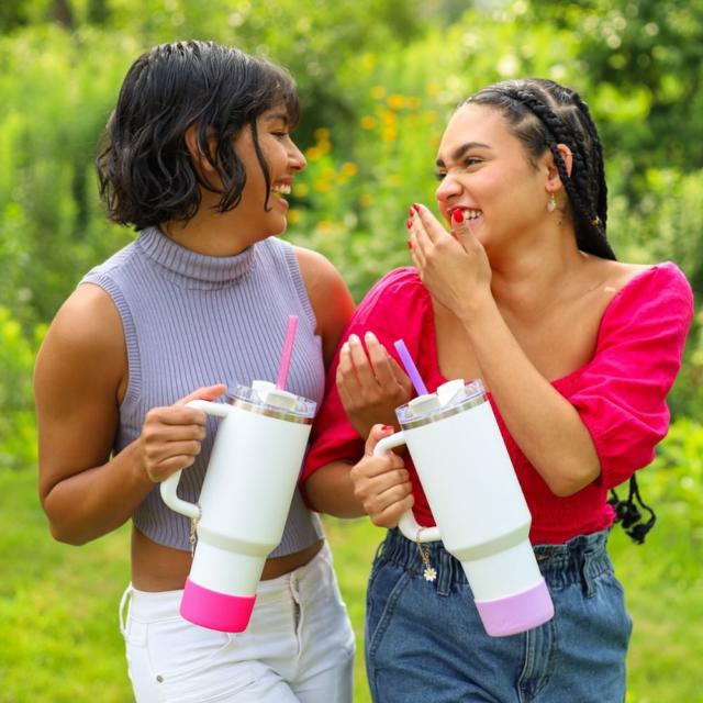 CharCharms | Water Bottle Accessories | Hot Pink Bottle Boot