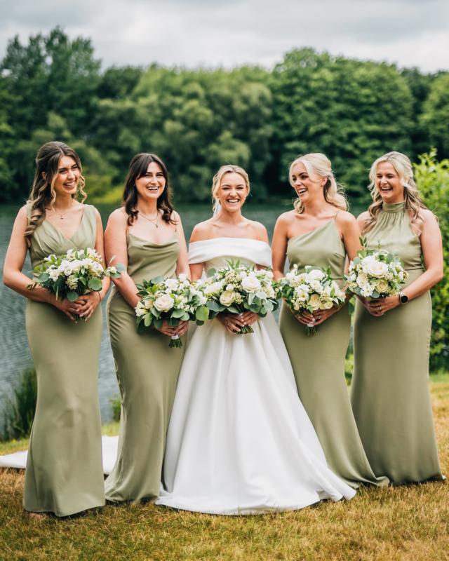 keisha maxi bridesmaid dress - matte olive reviews Keisha Chiffon Maxi Bridesmaid Dress