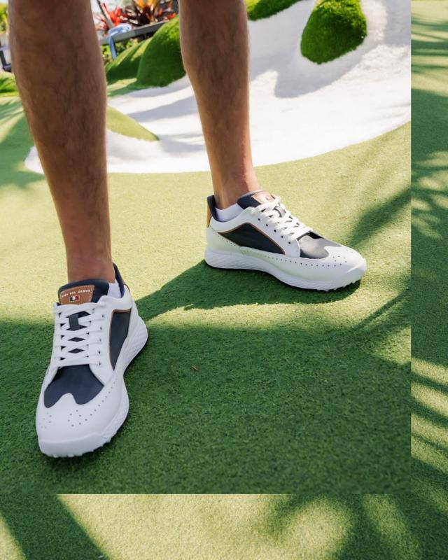 Girona - Men's White Golf Shoe – Duca del Cosma US