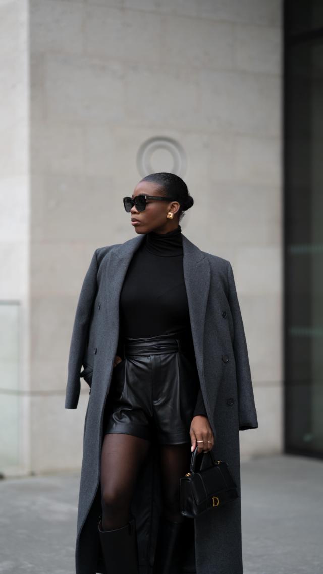 Halston Oversized Boucle Coat - Cream – Pretty Lavish