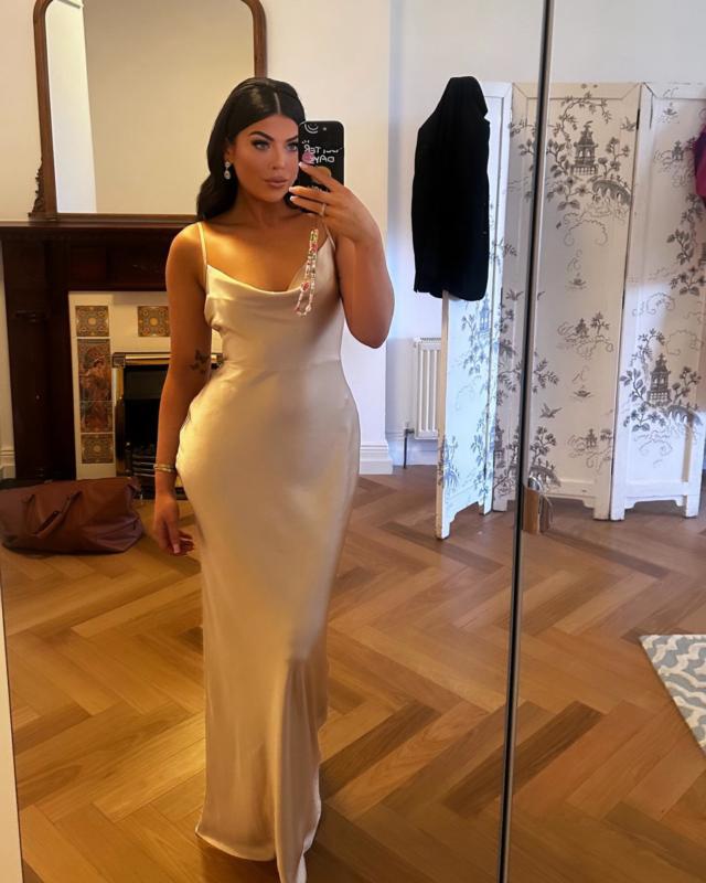 Keisha Maxi Bridesmaid Dress - Matte Champagne Pretty Lavish Keisha Maxi Bridesmaid Dress - Matte Champagne Pretty Lavish