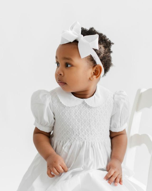 Smocked White Dress for Girls and Toddlers | Feltman Brothers
