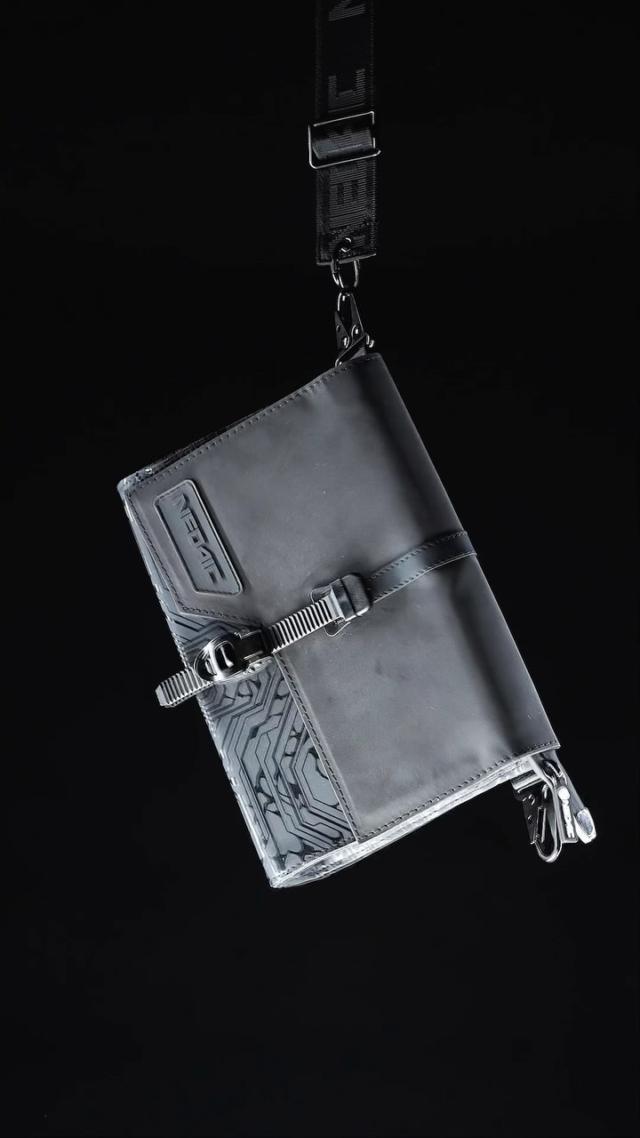 WATER RESISTANT HARD SHELL CYBERPUNK BAG PURSE