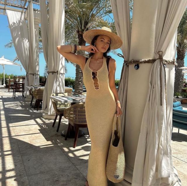 Suki Knit Maxi Dress - Sand - Mermaids Swimwear