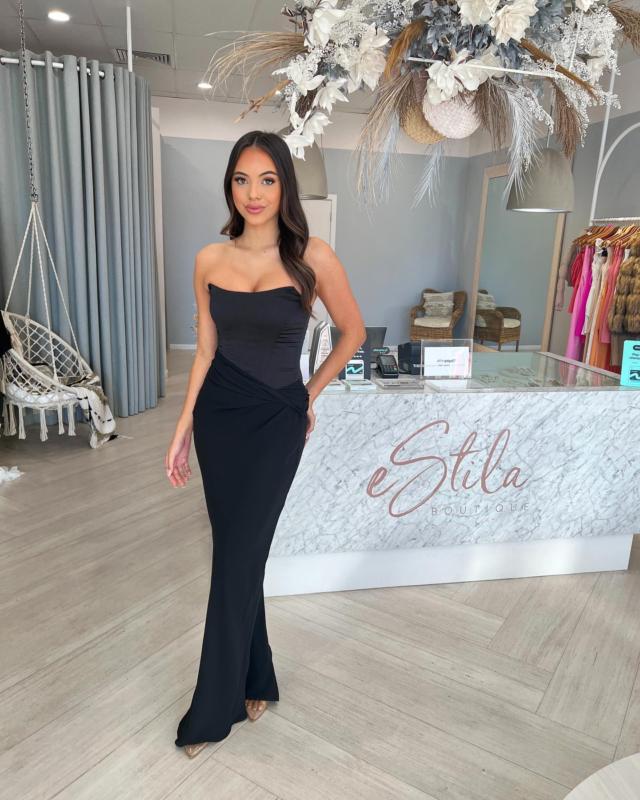 pale blue corset dress Long Sweetheart Prom with Sheer -PromGirl Emerald / 24 selType_pack only Laundry by Shelli Segal LaDivine Style Atria Signature Colors:Cherry