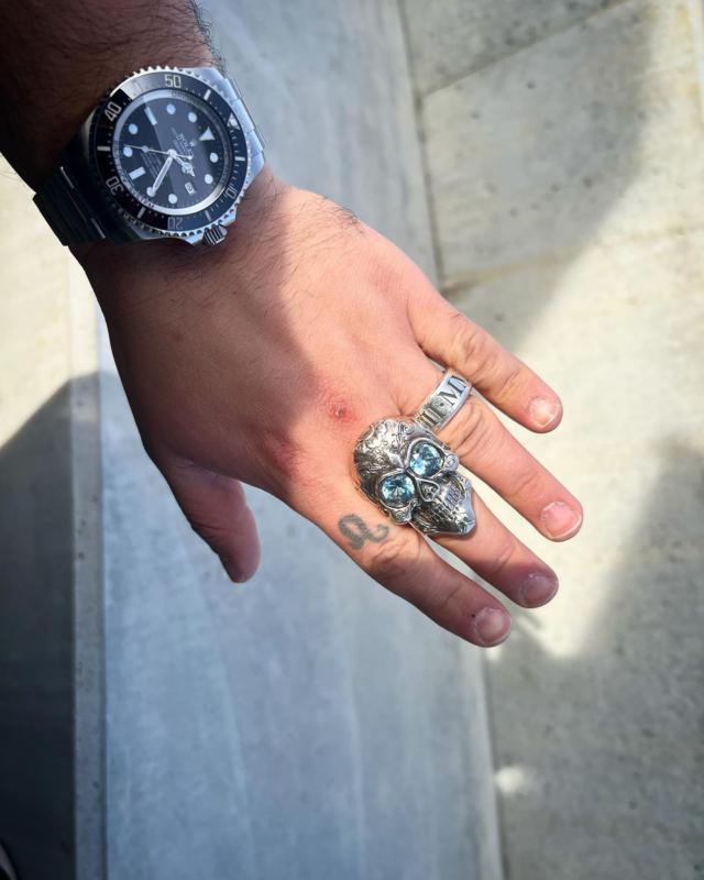 Day Of The Dead Skull Ring