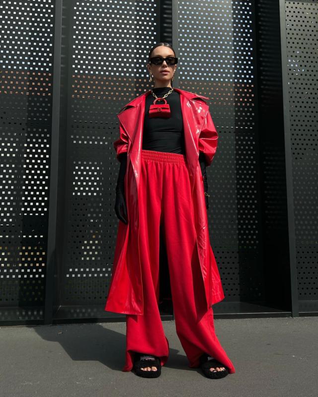 Posted by @sasha__fuks - #MFW day 3 before gucci ❤️ wearing total _sayamimi_...