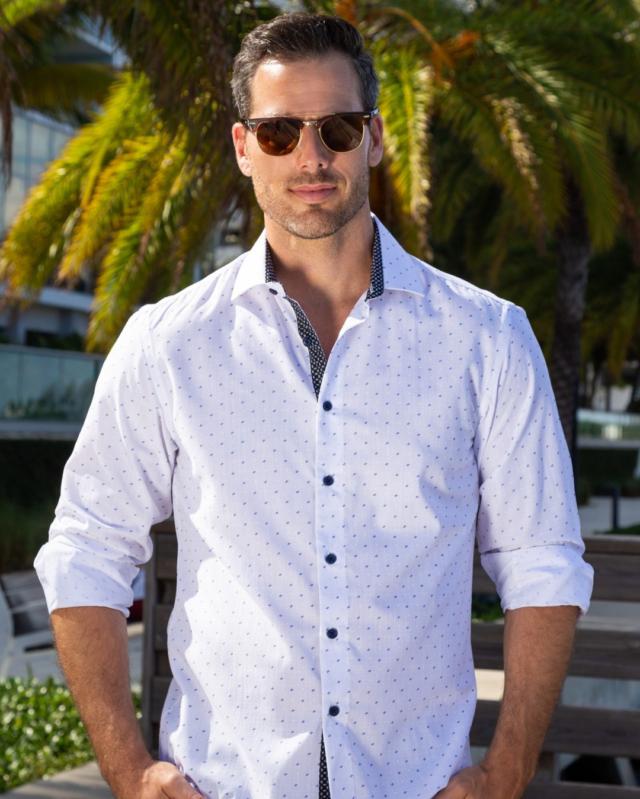 トップス NOT CONVENTIONAL shirring dress shirt LOSTNFOUND Asymmetrical Zip Glossy Half-Sleeve Shirt
