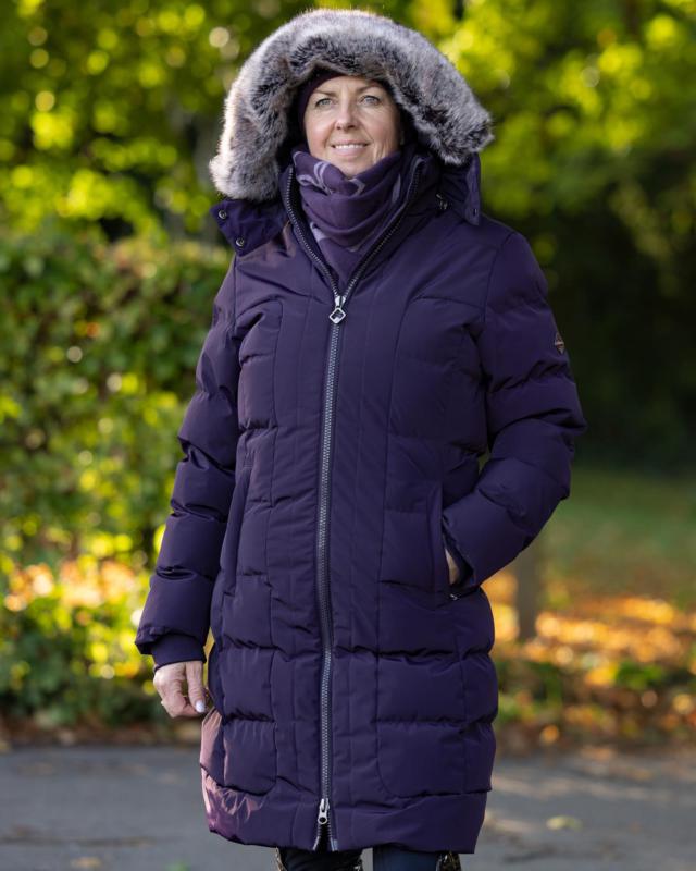 lemieux loire three quarter winter riding coat