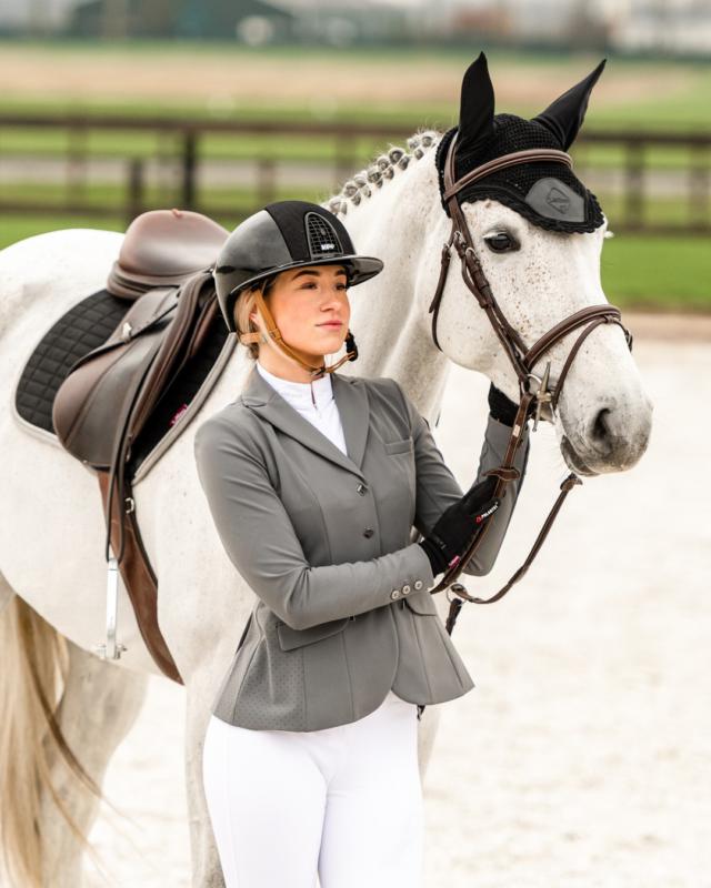 Veste Show équitation Veste De Saut Noire CALDENE Pour équitation Et Concours Hippique, Taille 34 - Occasion Chatelaine Couture
