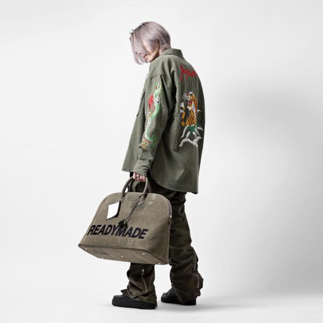 N/07 waxed wrinkle denim jacket  