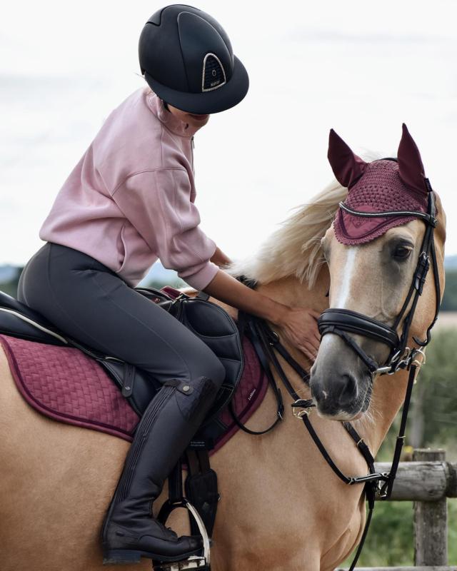 Bride De Dressage Lemieux Noire – Élégance Et Confort Cheval