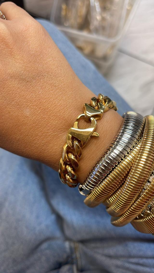 Thick Snake Bangle – Alex Mika