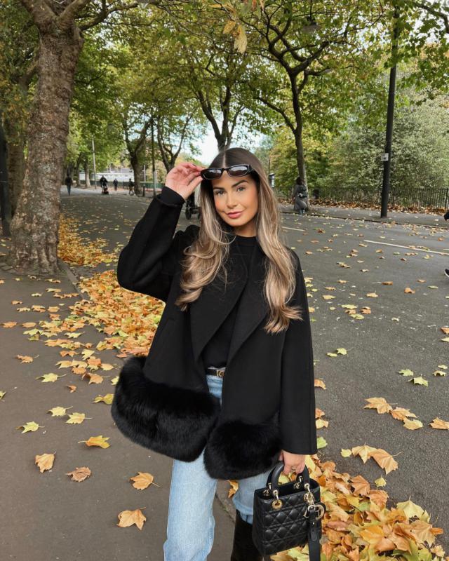 Daisy Cashmere Jacket Black – L.Cuppini