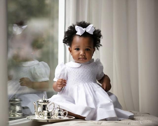 Smocked White Dress for Girls and Toddlers | Feltman Brothers