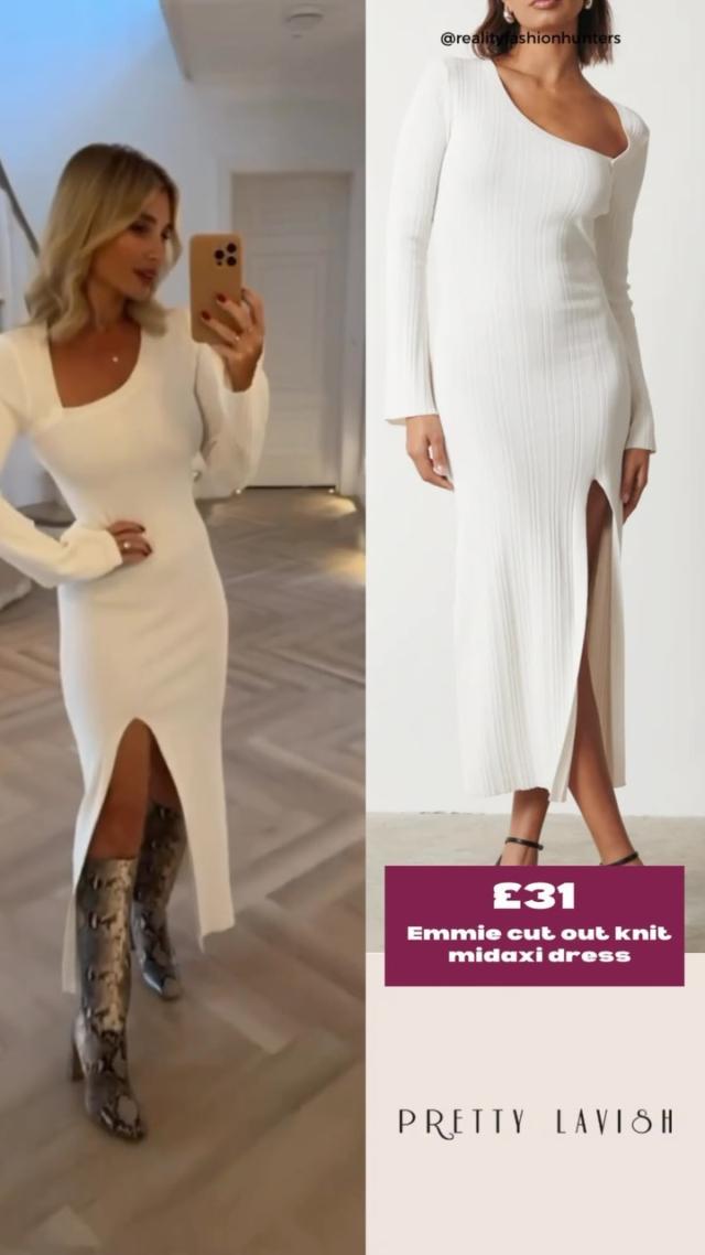Allegra Sparkle Knit Maxi Dress - Champagne Sparkle  Pretty Lavish