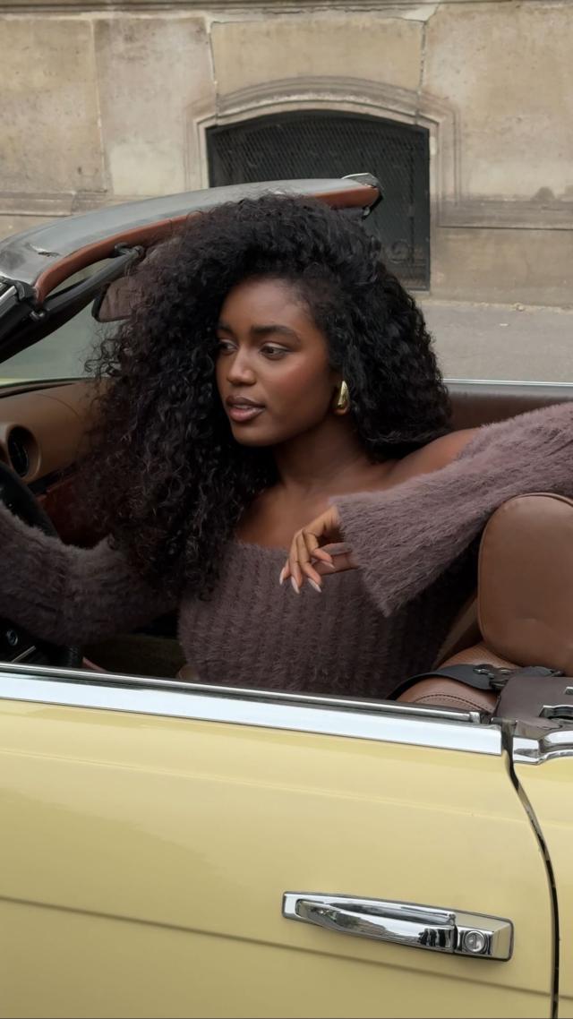 Alora Fluffy Knit Midaxi Dress - Chocolate Plum – Pretty Lavish