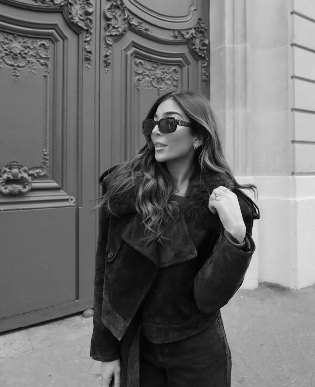 Daria Oversized Jacket Brown Suede – L.Cuppini