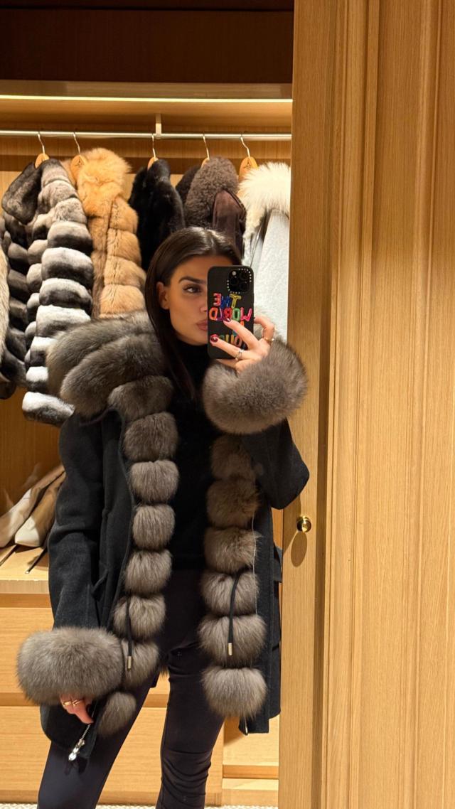 The Anouska Coat Brown –