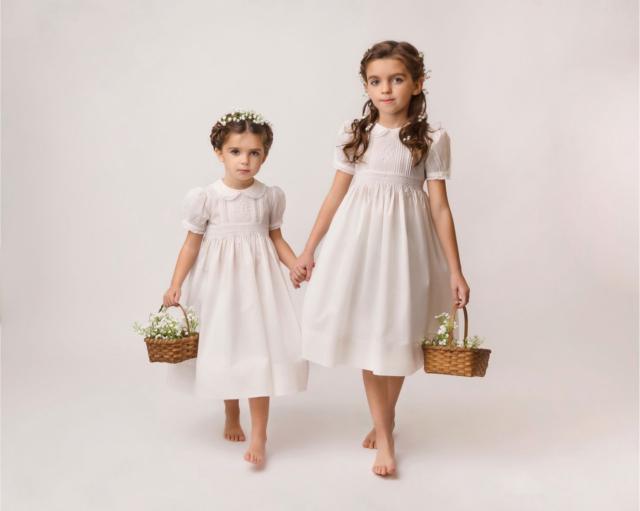 Baby and Toddlers Smocked Flower Girl Dress for Weddings from Feltman Brothers Baby and Toddlers Smocked Flower Girl Dress for Weddings from Feltman Brothers
