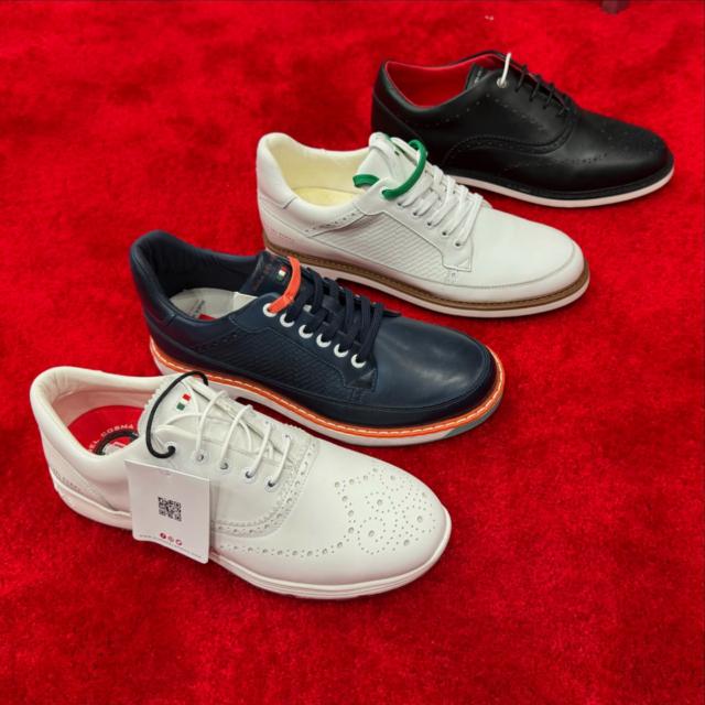 【新品未使用】DUCA DEL COSMA メンズ ゴルフシューズ　25㎝ 124254-