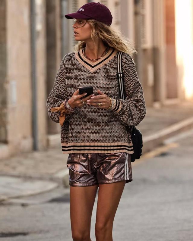 CASTILLA MILLIE KNIT SWEATER in PEBBLE | The UPSIDE