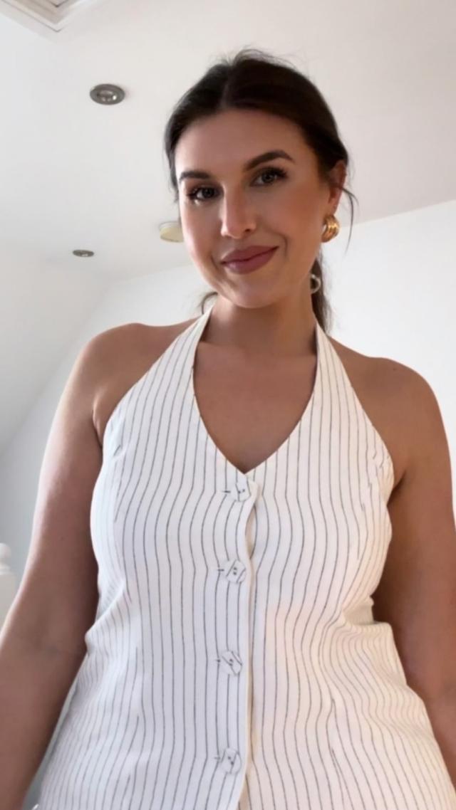 スーツ・フォーマル・ドレス pinstripe sleeveless bustier dress pinstripe sleeveless bustier dress