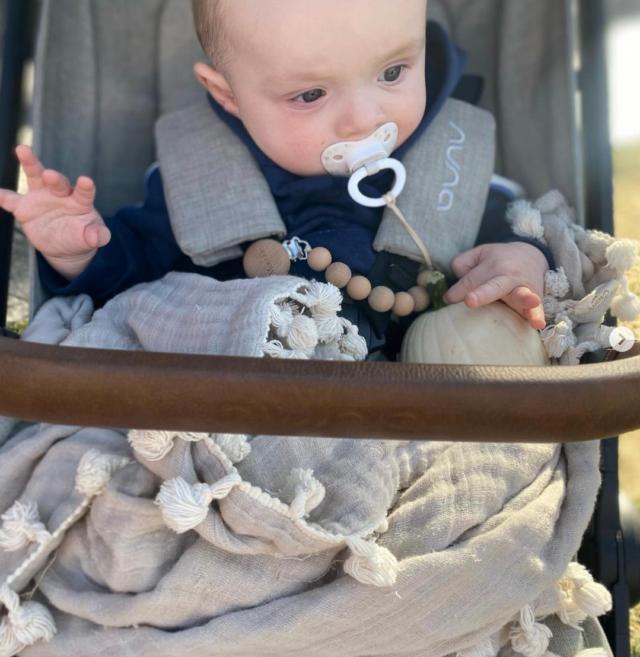 小物 LIDNM BABY WOOL BLANCKET STOLE Grey Baby Blanket - 6 Layer Muslin Blanket | Crane Baby