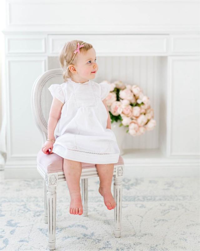 Baby Girl White Dress | Newborn Baby Girl Clothes | Feltman Brothers Baby Girl White Dress | Newborn Baby Girl Clothes | Feltman Brothers