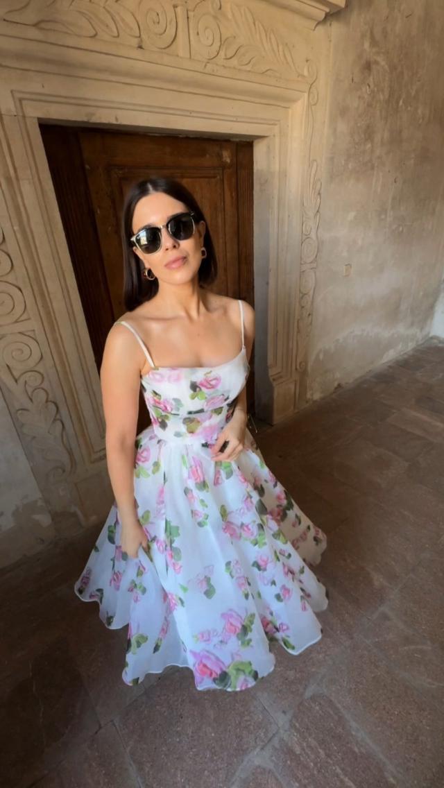 PALAVAパラバRITA DRESS GREEN APPLE BLOSSOM PALAVAパラバRITA DRESS GREEN APPLE BLOSSOM