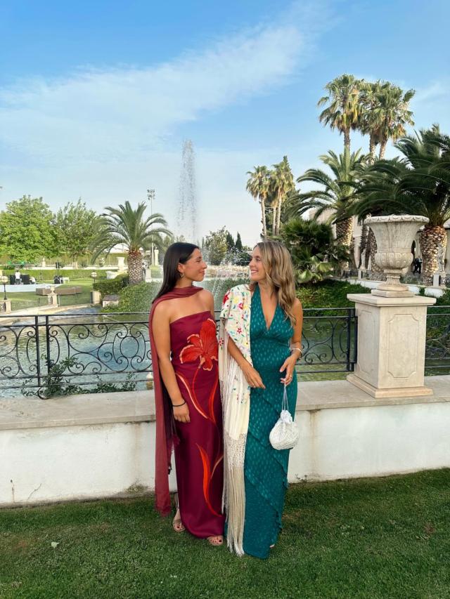 Salma Lirio Burgundy Dress