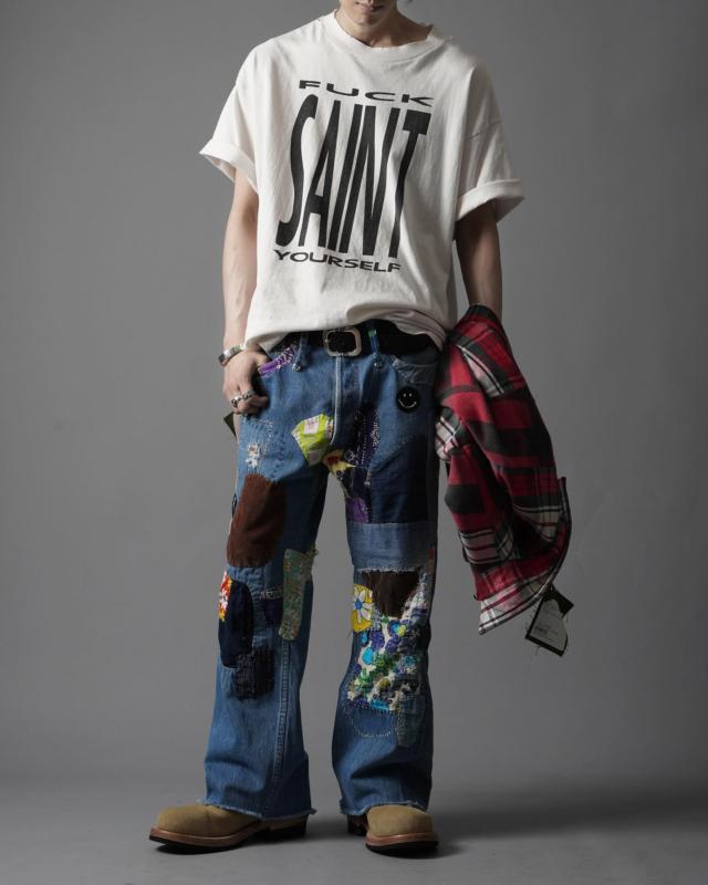 A.F ARTEFACT ANATOMICAL FITTED LONG PANTS / STRETCH DENIM