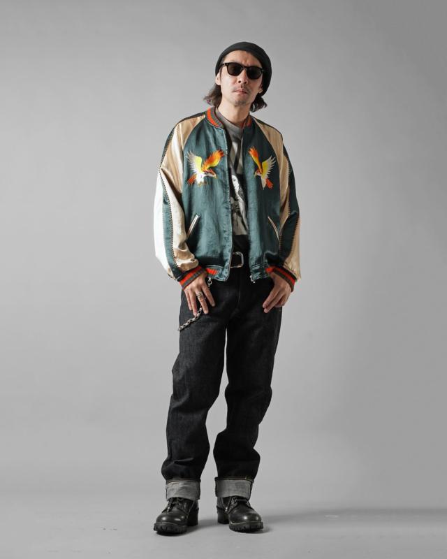 D.HYGEN × A.F ARTEFACT HORSE LEATHER MA-1 JACKET (BLACK)の