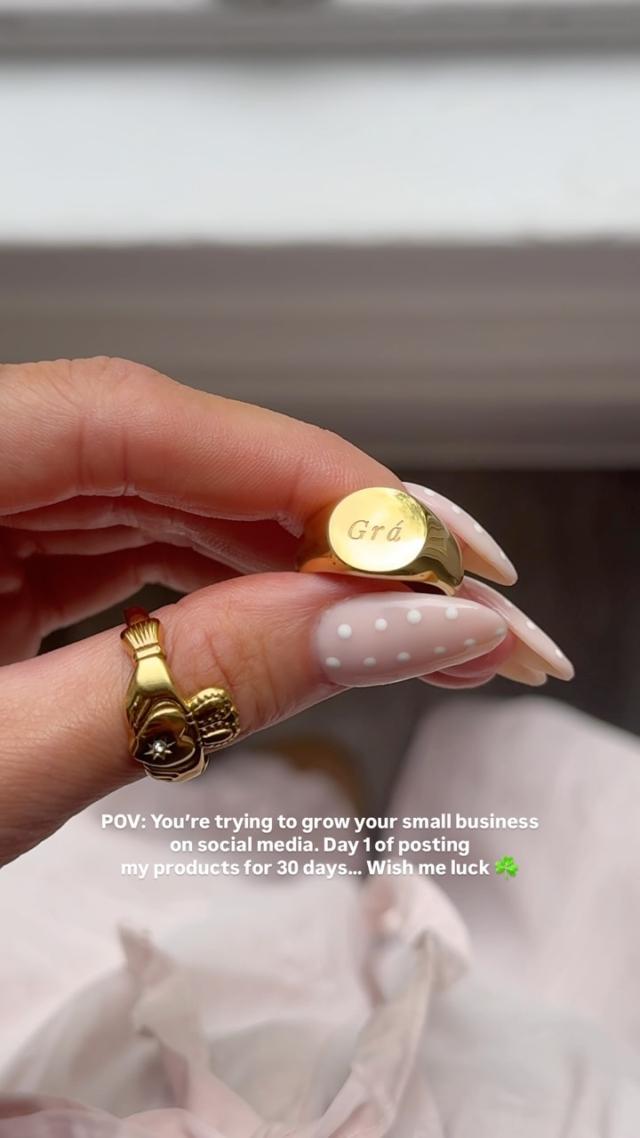 Grá Ring Waterproof Jewellery Realta Réalta