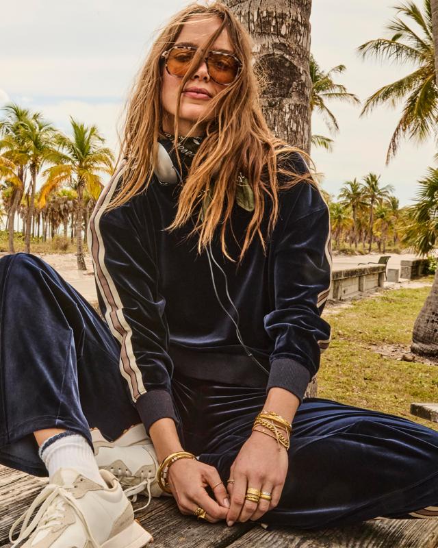 MONACO LISEL CREW NECK SWEATER in NAVY | The UPSIDE