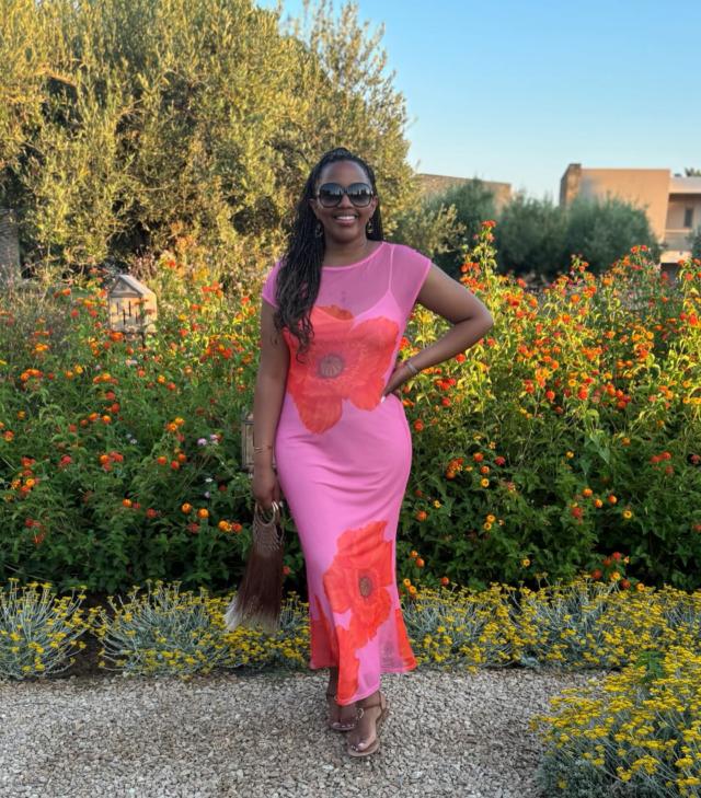 Pink Poppy Sleeveless Mesh Dress – Never Fully Dressed