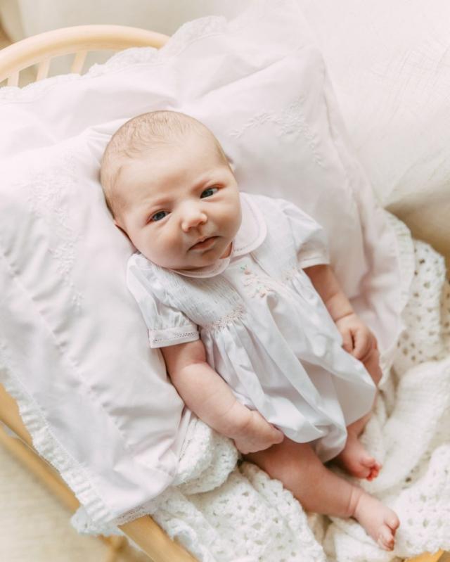 Preemie Bow Smocked Bubble | Feltman Brothers