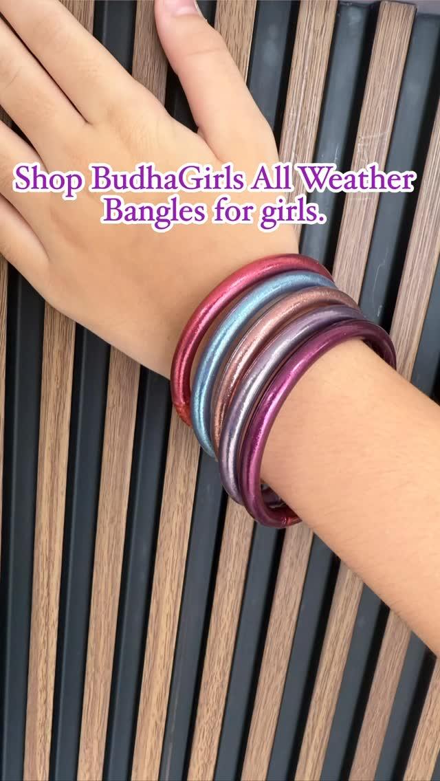Pink All Weather Bangles Serenity Prayer BuDhaGirl