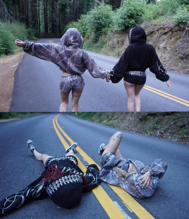 Enemy Rhinestone Crop Zip Hoodie Tree Camo – NAMED COLLECTIVE US