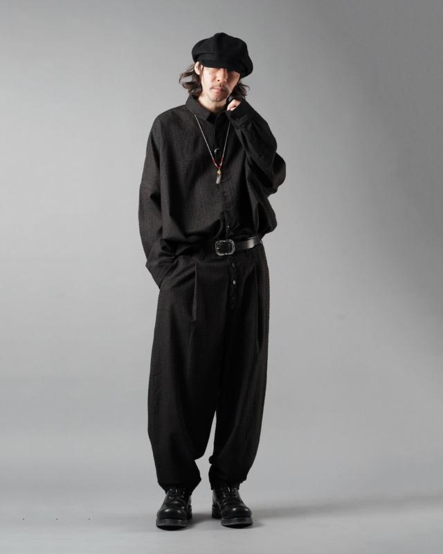 20ss ヨウジヤマモトBALCK Scandal ストライプ刺繍長袖シャツ 3 20ss ヨウジヤマモトBALCK Scandal ストライプ刺繍長袖シャツ 3