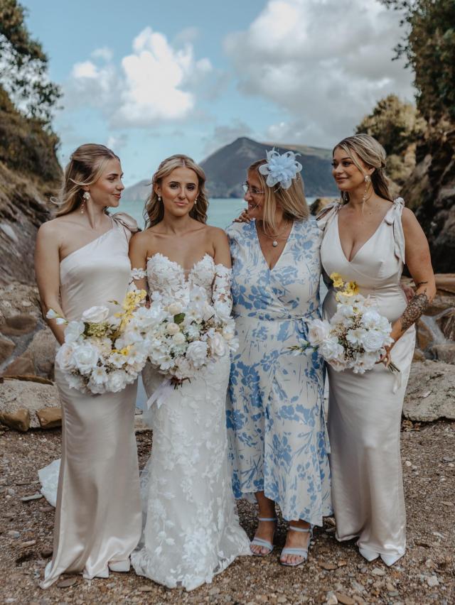 Piper Tie Maxi Bridesmaid Dress - Matte Champagne  Pretty Lavish