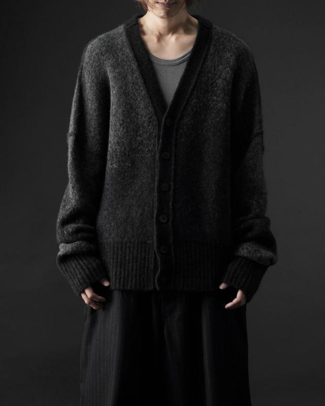 YUTA MATSUOKA ロングシャツ　25ss YUTA MATSUOKA long shirt / natural wrinkles linen (dark brown