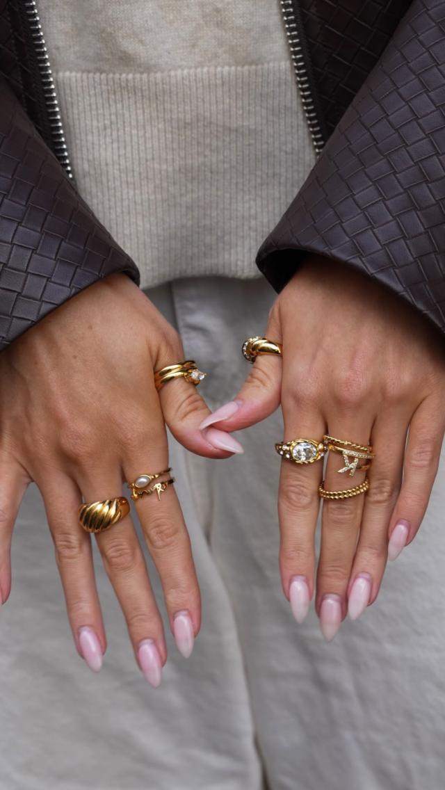 Fine Twisted Ring - Women's Thin Band Ring - PRYA UK