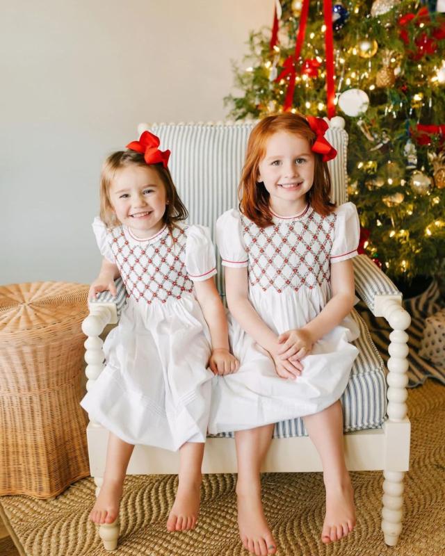 white christmas dresses Emerson and Friends Sugar Plum Bamboo Tulle Dress main image 1