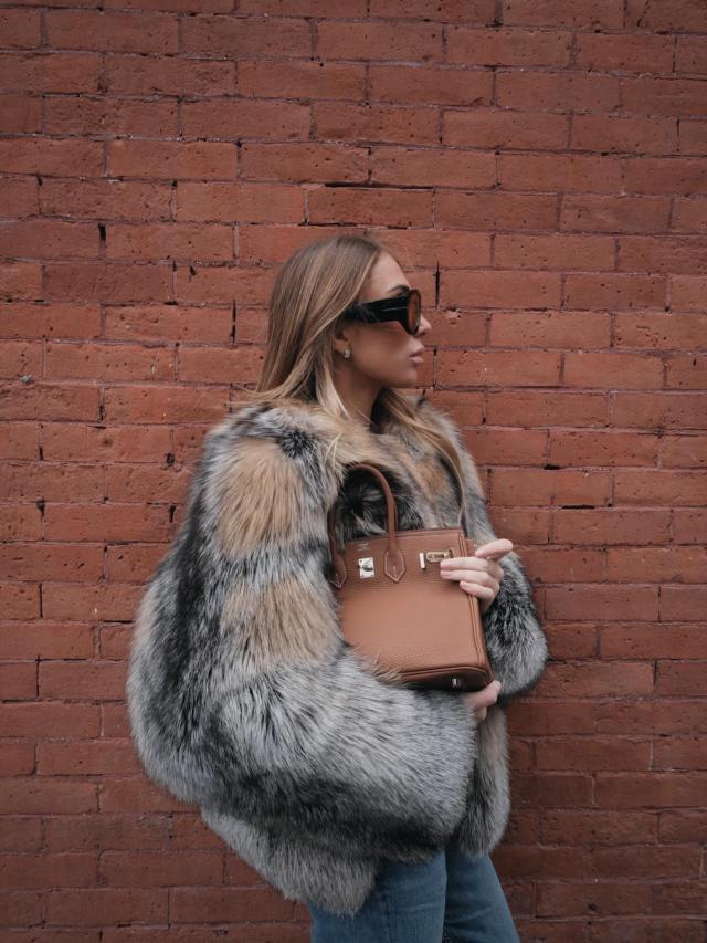 Anouska Coat Brown | Luxury Women's Fur Coat – L.Cuppini
