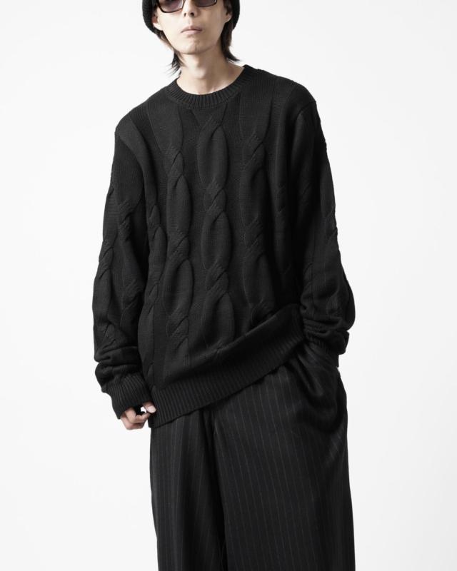 YUTA MATSUOKA long shirt / natural wrinkles linen (dark brown