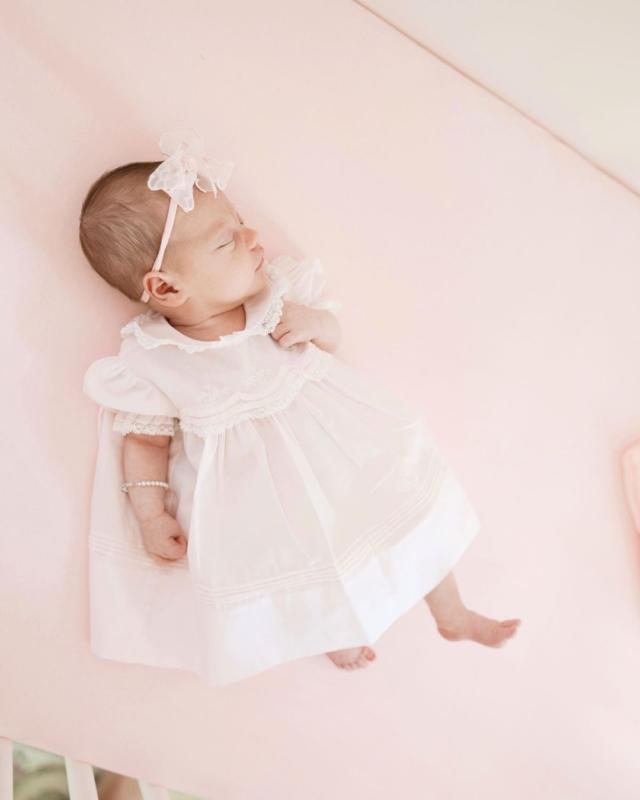 Newborn Girl Pink Dress | Feltman Brothers