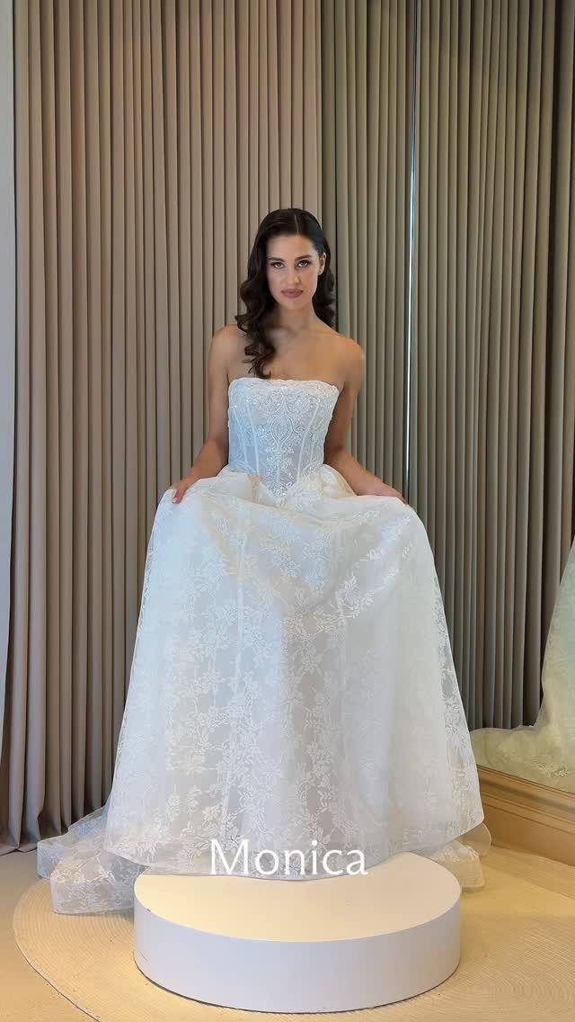 gold rush monica wedding dress Monica – Princess Wedding Dress Pearl of the Season by Milla Nova | LVA  Bride Chicago